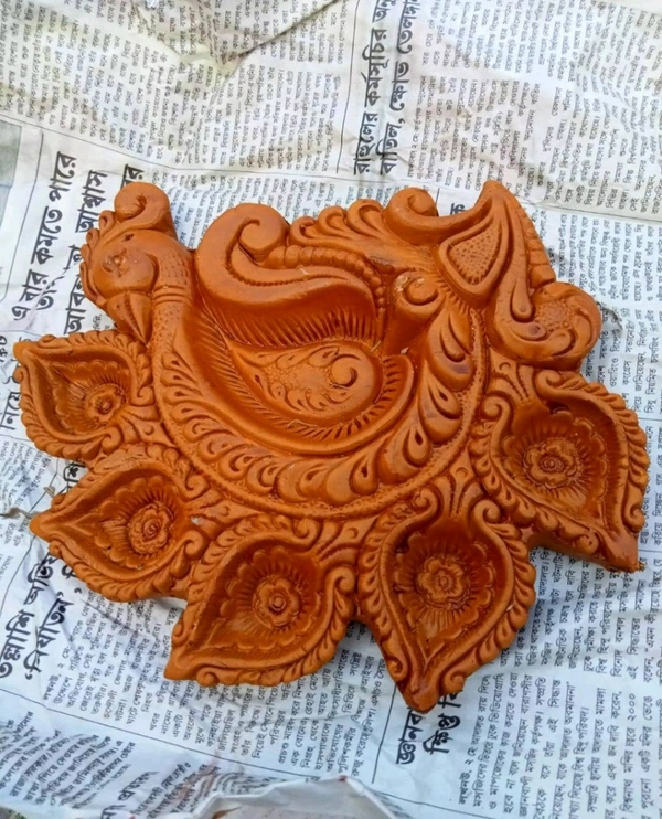 Peacock Diya