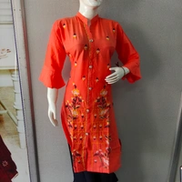 Plazo Set - Orange 🍊 and Nevy Blue, Free Size