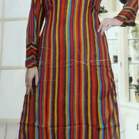 Skirt Kurti - Multi, Free Size