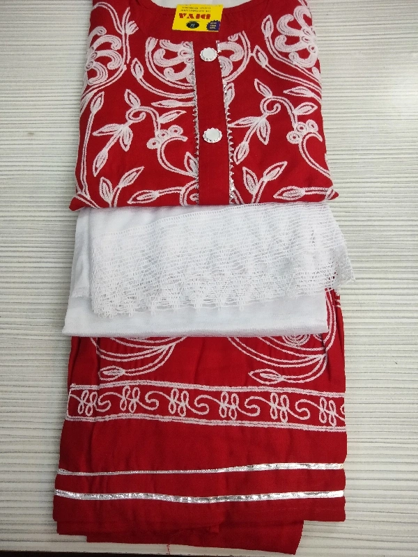 Sharara Set - Red ♥️, Free Size
