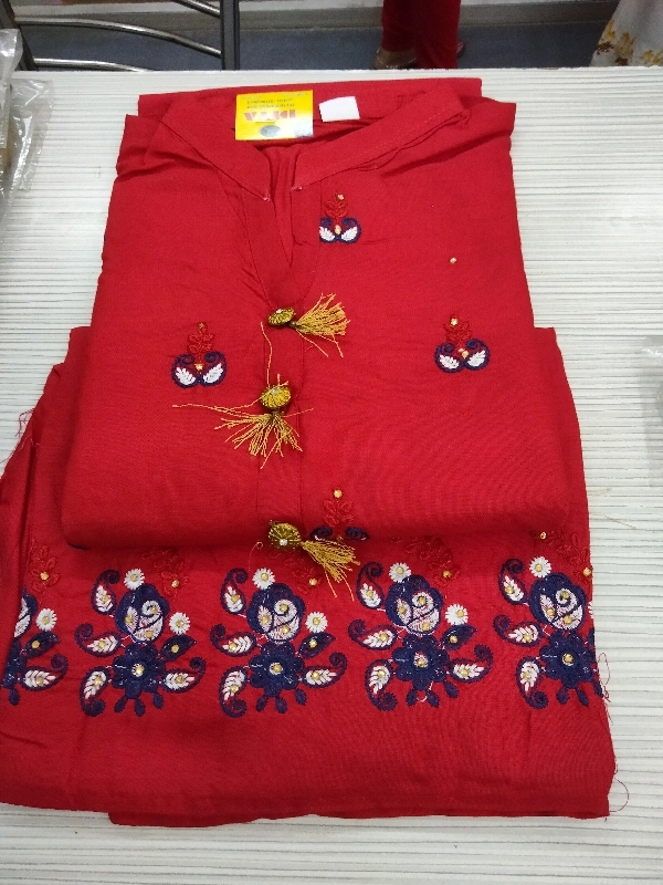 Plazo Set - Red ♥️, Free Size