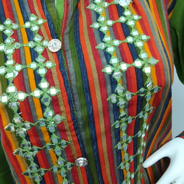 Plazo Set - Multi colour Mehedi Plazo, Free Size