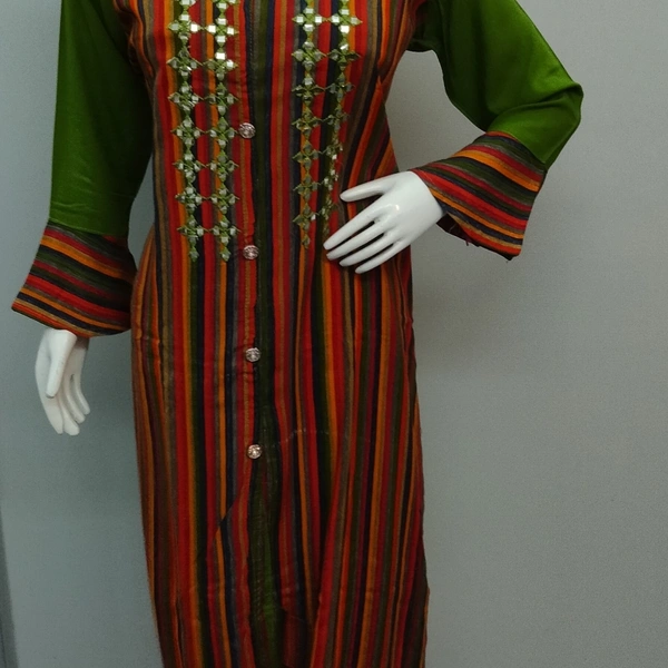 Plazo Set - Multi colour Mehedi Plazo, Free Size