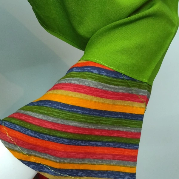 Plazo Set - Multi colour Mehedi Plazo, Free Size