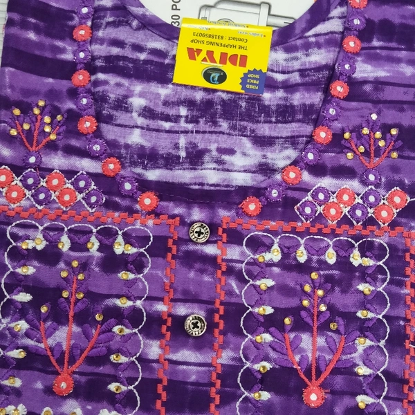 Kurti - Wine Colour, Free Size