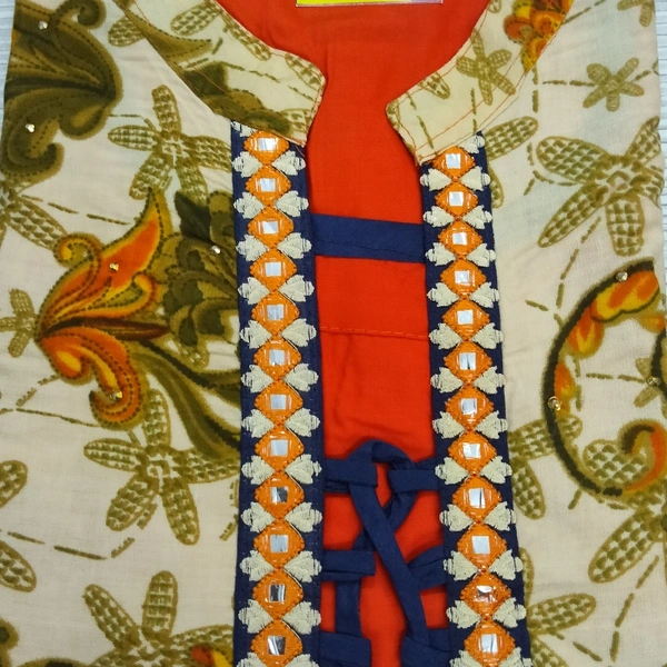 Kurti - Orenge Multi, Free Size