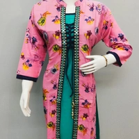 Kurti Frock Style - Rama Multi, Free Size