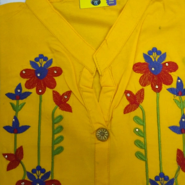 Kurti - Yellow 🟡, Free Size