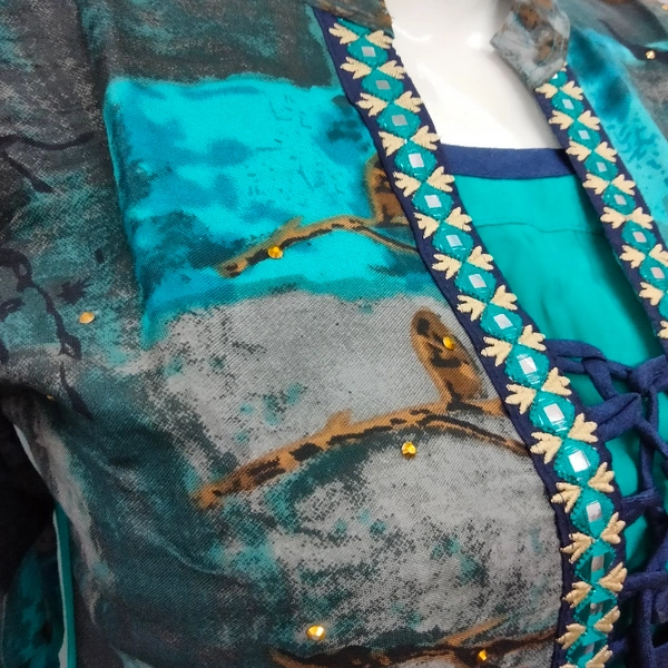 Kurti - Rama Green, Free Size
