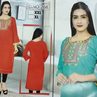 Kurti - Free Size, Mehendi