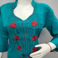 Kurti - Firozi, Free Size