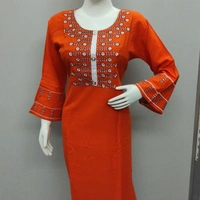 Kurti - Orange 🍊, Free Size