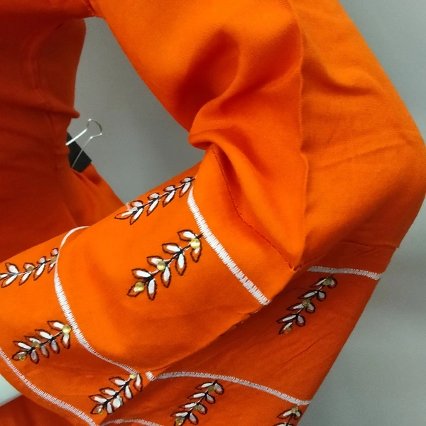 Kurti - Orange 🍊, Free Size