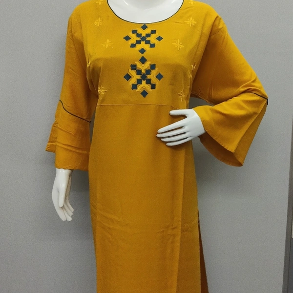Kurti - Mustard Yellow 🟡, XXL