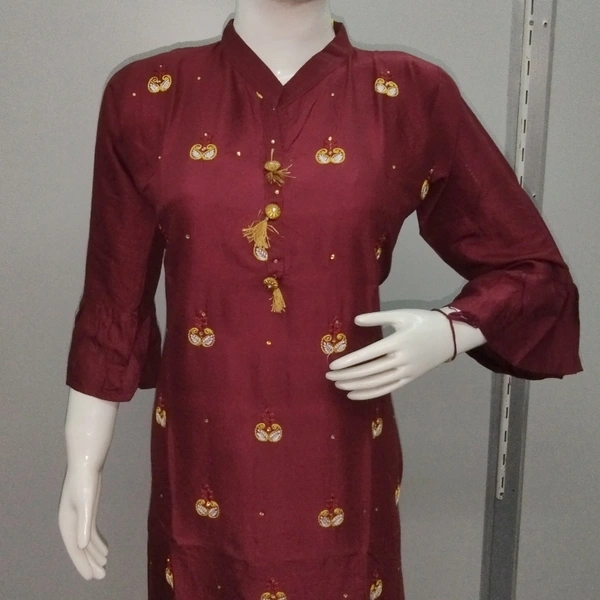 Kurti - Mehroon, Free Size