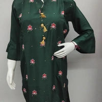 Kurti - Bottle Green, Free Size