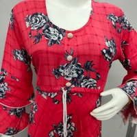Kurti Frock Style - Gajri Red ♥️, Free Size