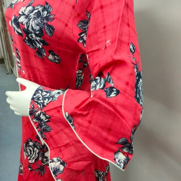 Kurti Frock Style - Gajri Red ♥️, Free Size