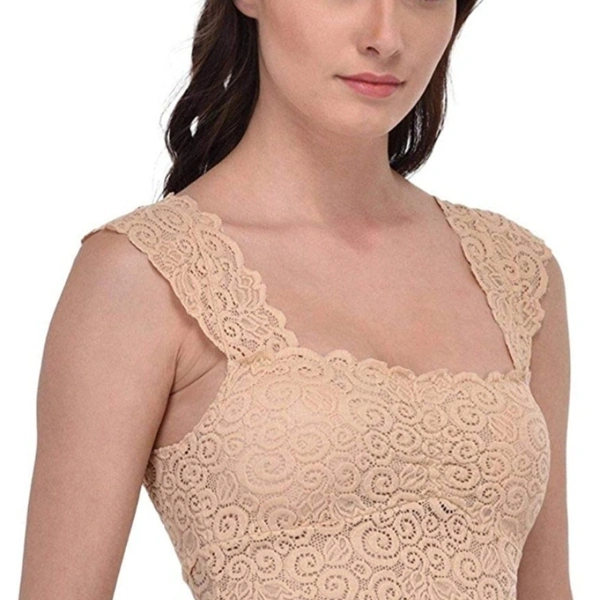 Fancy Bra Net - Veg Golden colour, Free