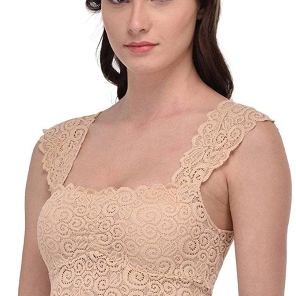 Fancy Bra Net - Veg Golden colour, Free