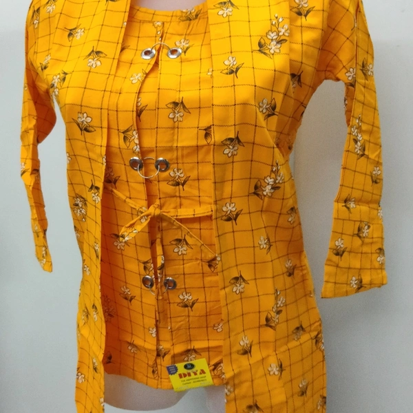 Fancy Cotton Top - Yellow 🟡, S