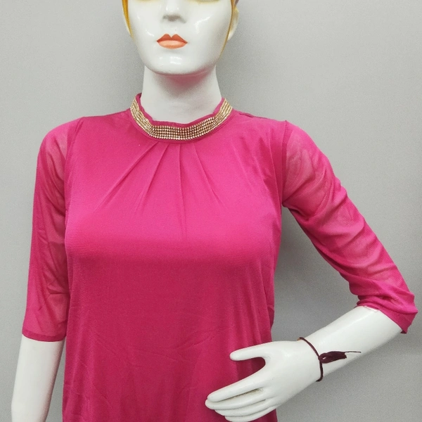  Fancy Top - Rani Pink, S