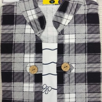 Top - Black and white, M