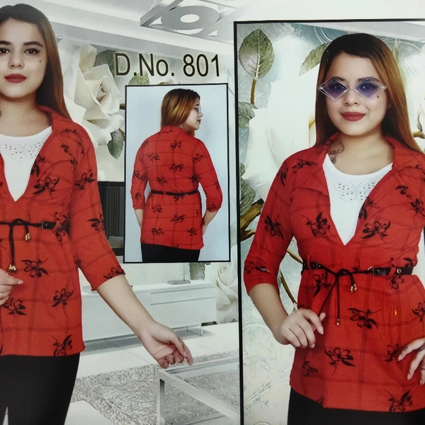 Top - Red ♥️, S