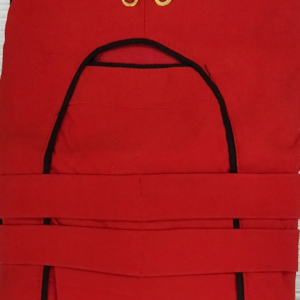 Top Frock Style - Red and Black, M