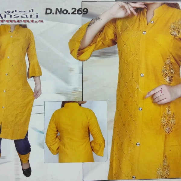 Kurti - Veg Golden colour, Free Size