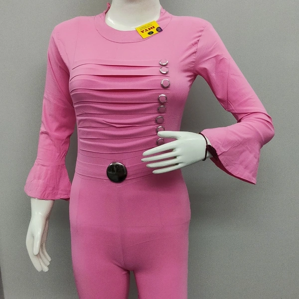 Jump Suit - Pink, M