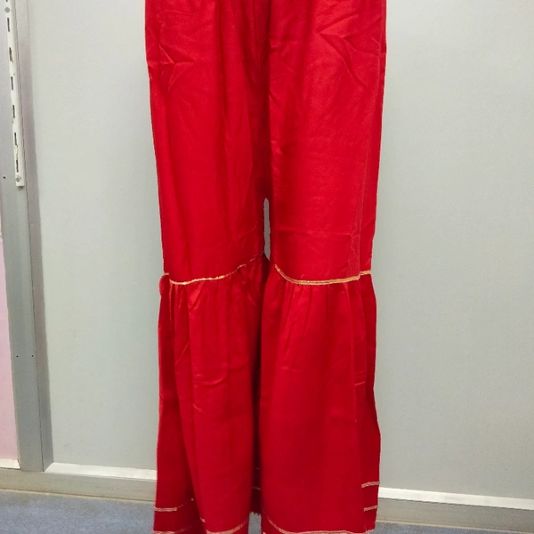 Plazo Pant - ♥️ Red, Free Size