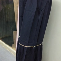 Plazo Pant - Nevy Blue, Free Size