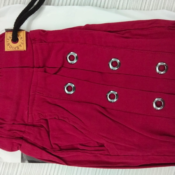 Pant - Mahroon Red, S