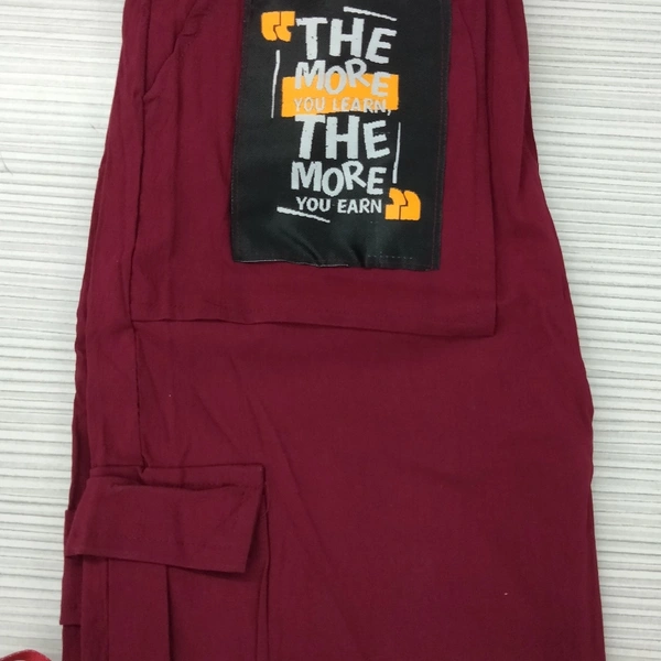 Pant - Mahroon Red, S