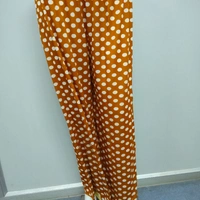 Plazo Dot Print - Nevy Blue, Free Size