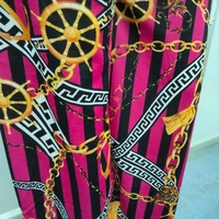 Plazo Digital Print - Black and Red, Free Size