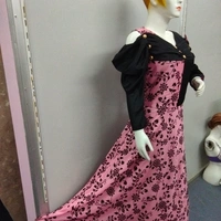 Gown - Pink & Black 🖤 work, L