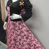 Gown - Pink & Black 🖤 work, L