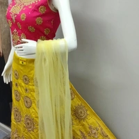 CROP TOP - Yellow Rani, L