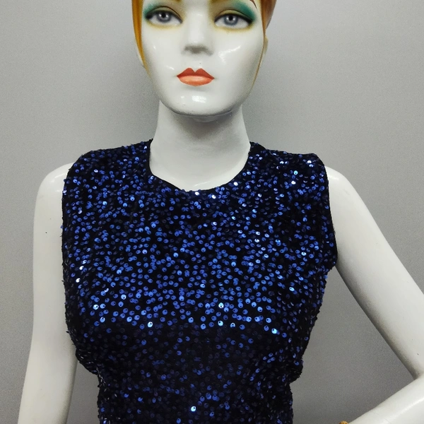 Crop Top - Velvet black colour, L