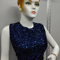 Crop Top - Velvet black colour, L