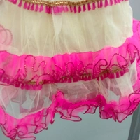 Girls Frock - Rani Pink and Cream, 22