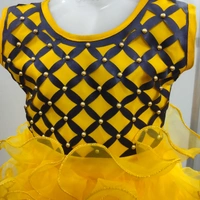 Girls Frock - Yellow Mustard, 20