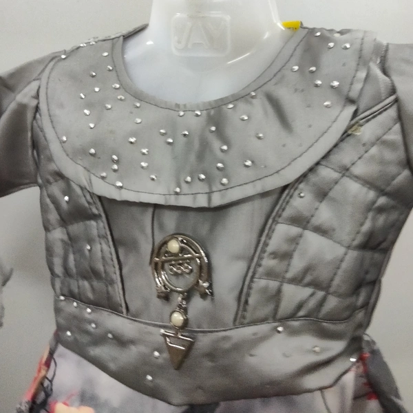 Girls Frock - Grey colour, 20
