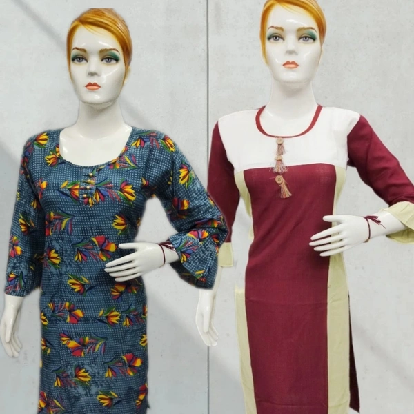 Kurti Combo Set - Multi, S