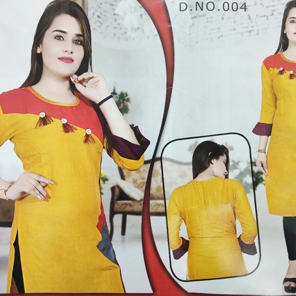 KURTI - White Multi, S