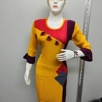 KURTI - White Multi, S