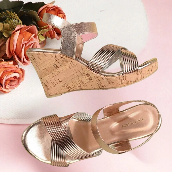 Stepee Elegant & Trendy Cirss Cross Strap Open Toe Sling Back Ankle Strap Platform Heel Sandal for Women - 41, Sultan