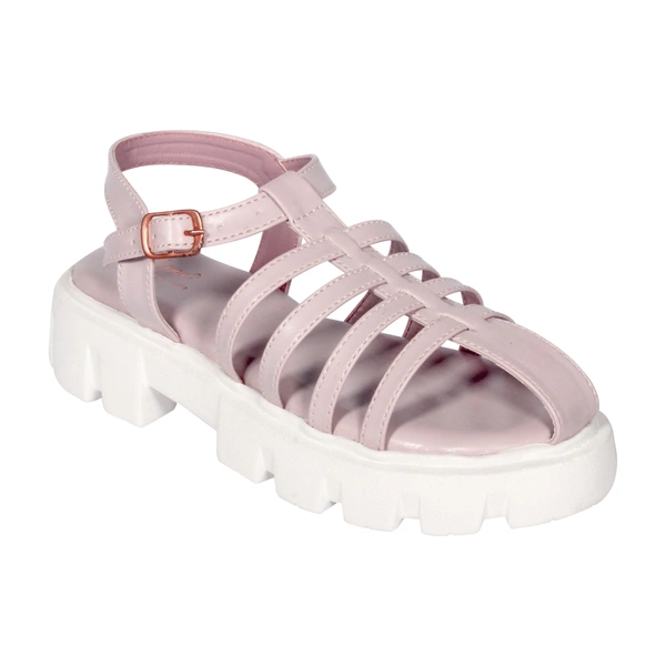 Stepee Classy trendy roman sandal with white sole - 40, Lilac